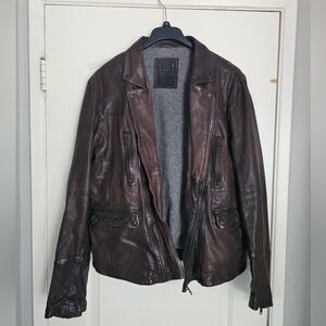 Holy Grail 2011 All Saints Recluse Leather Jacket XL